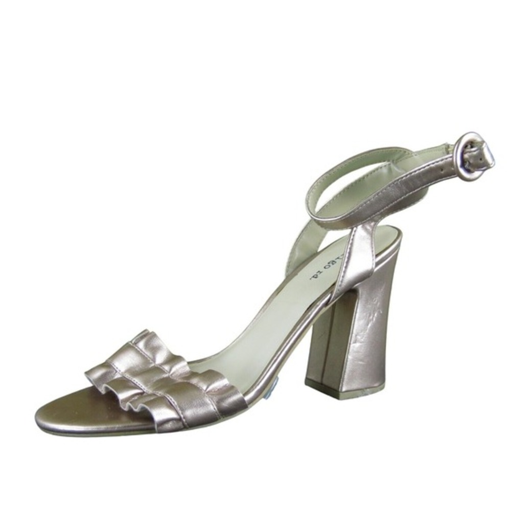 Indigo rd. Women's  Ankle Strap Rosegold Leather Sz 8 Medium‎ Gently Used 2025